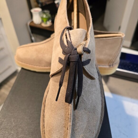 Clarks Originals Men's Desert Trek Wolf Suede 26180650 Boots Shoes Mens Size 12 - Picture 2 of 15
